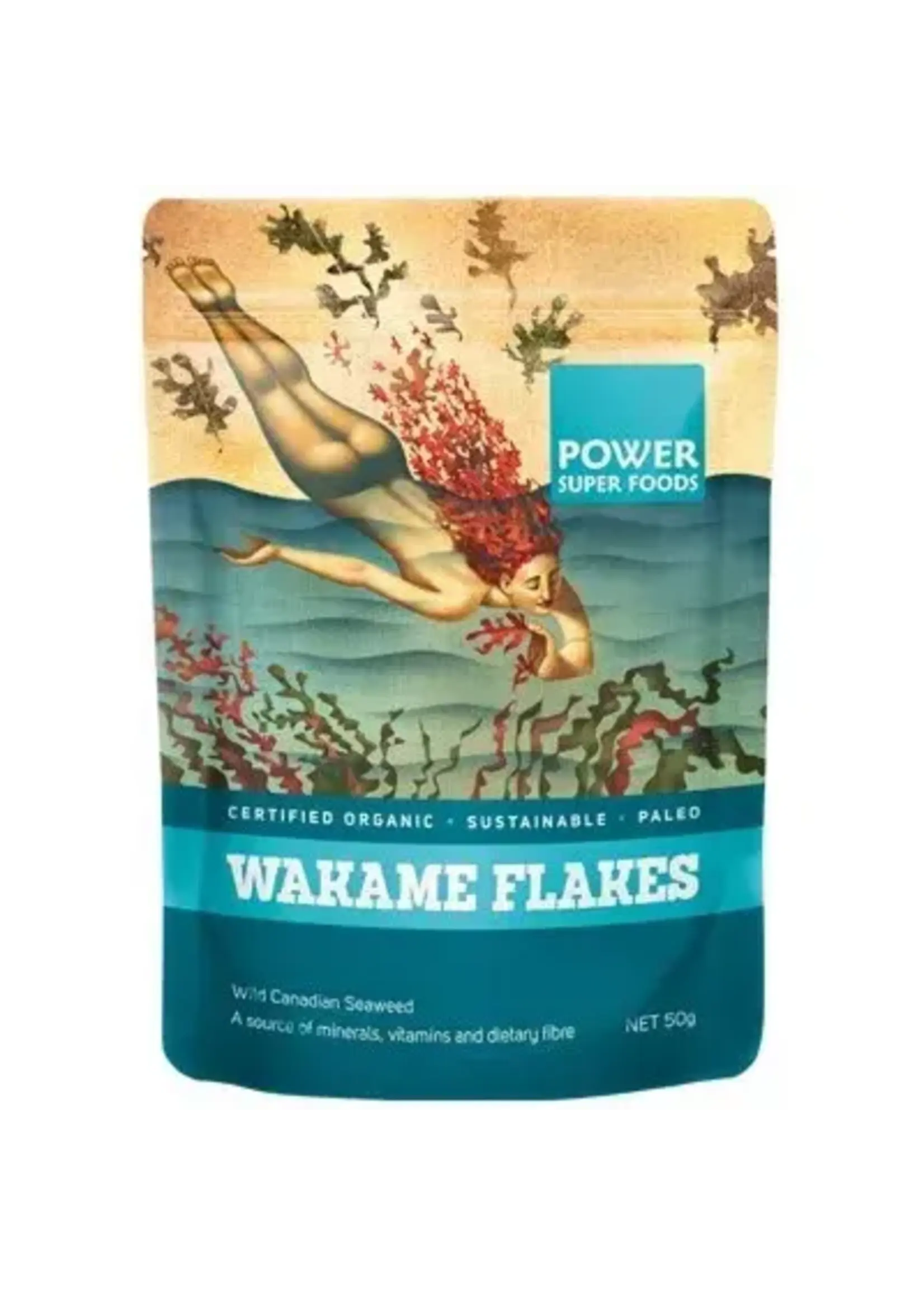 Power Super Foods Power Super Foods Organic Wakame Flakes 50g