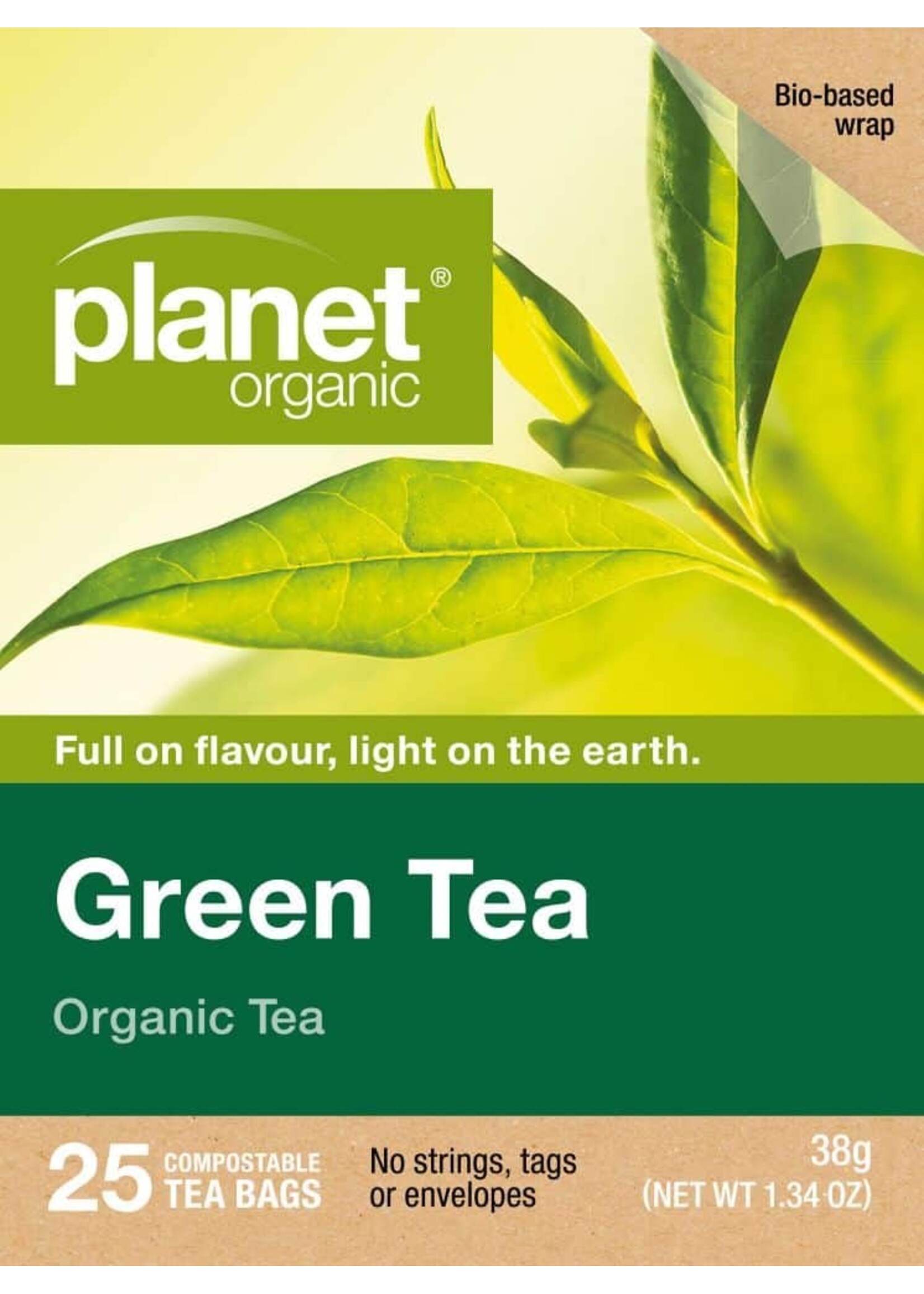 Planet Organic Planet Organic Green Tea Bags 25