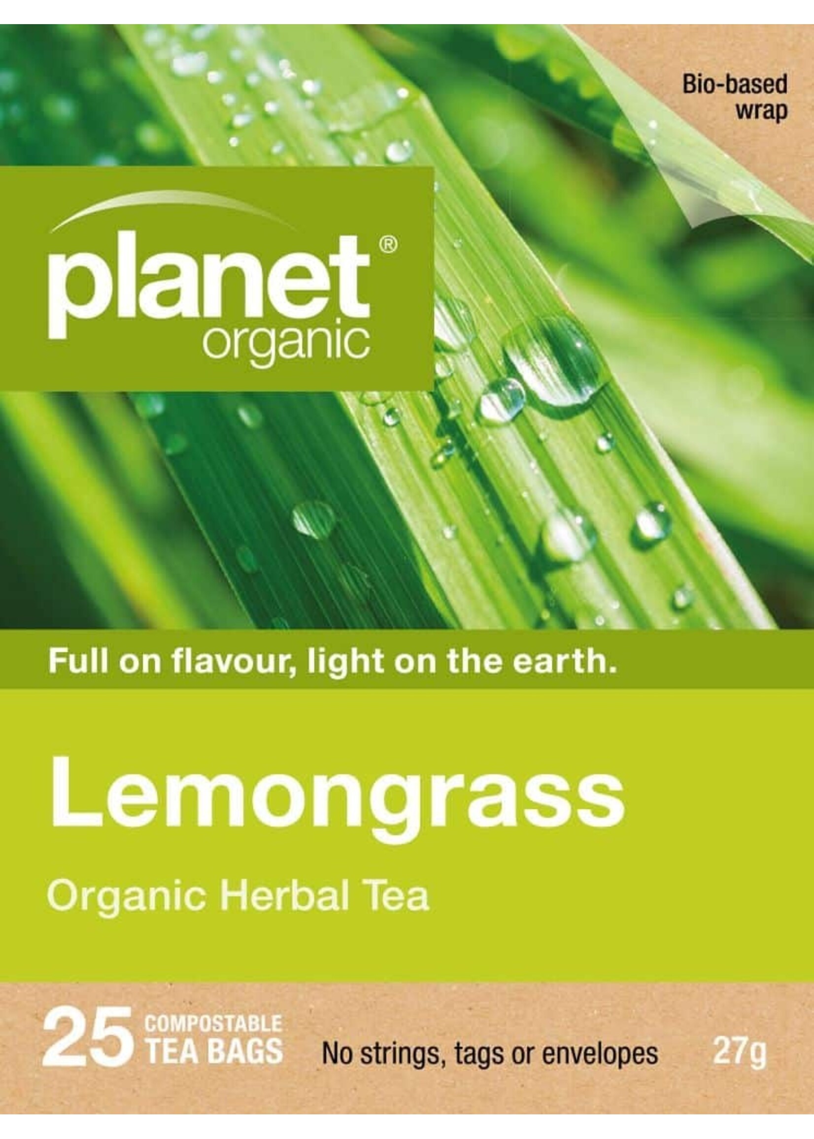 Planet Organic Planet Organic Herbal Tea Bags 25 Lemongrass