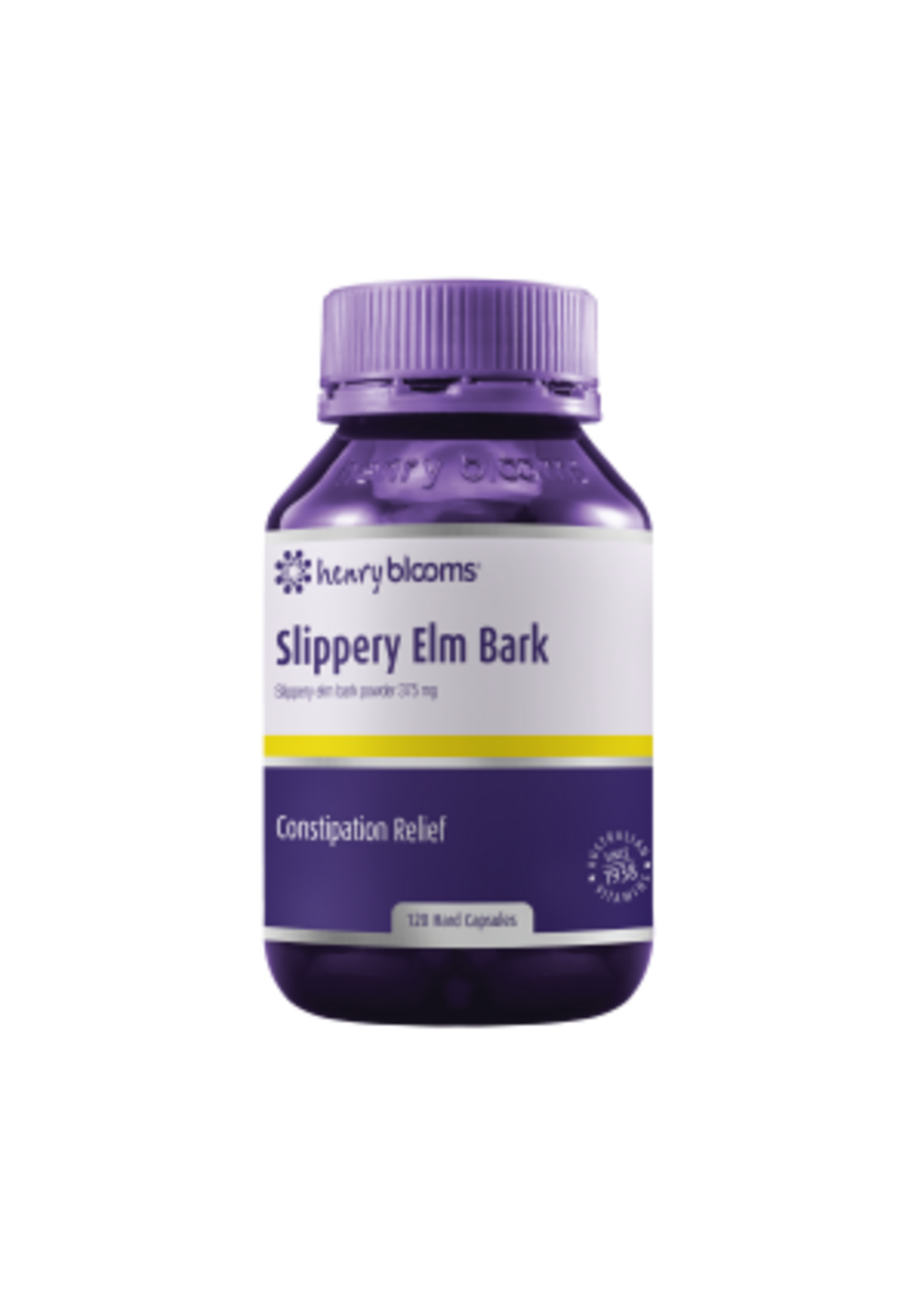 Henry Blooms Blooms Bowel Regulate 375mg 120 caps (used to be Slippery Elm)