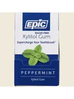 Epic Epic Xylitol Sugar Free Gum Peppermint 12 pieces