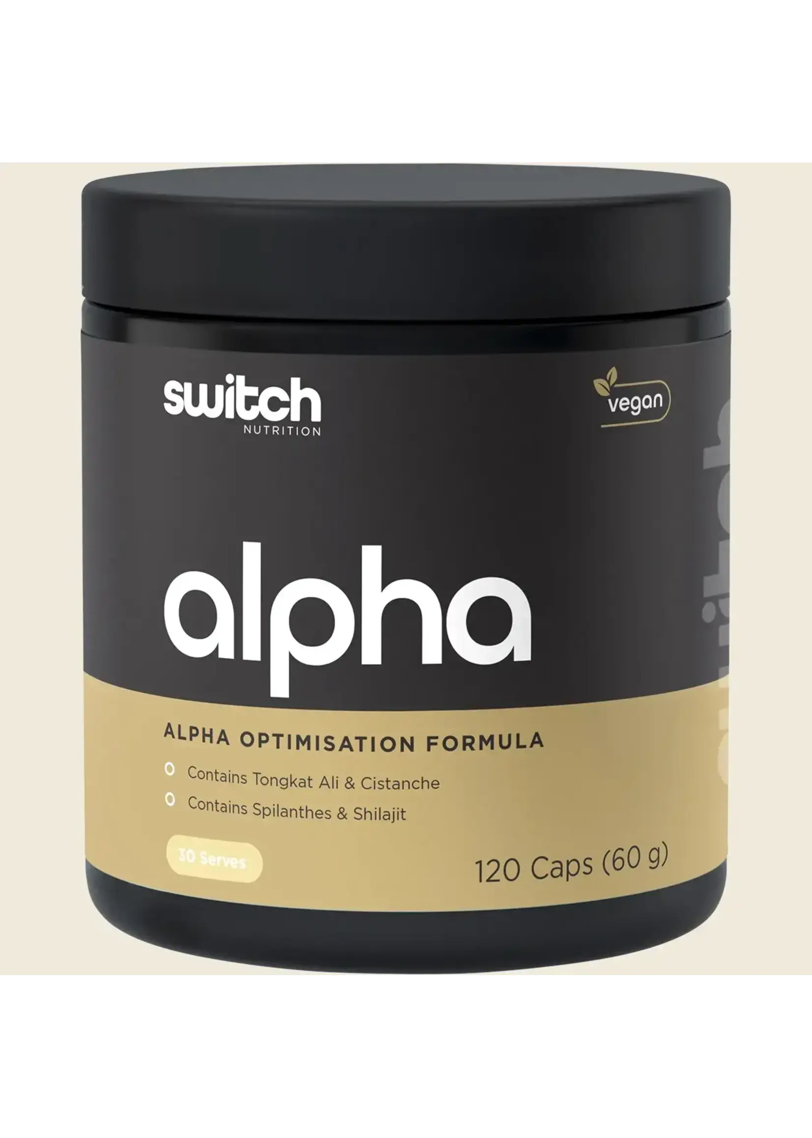 Switch Nutrition Switch Nutrition Alpha Male Support Formula 120caps