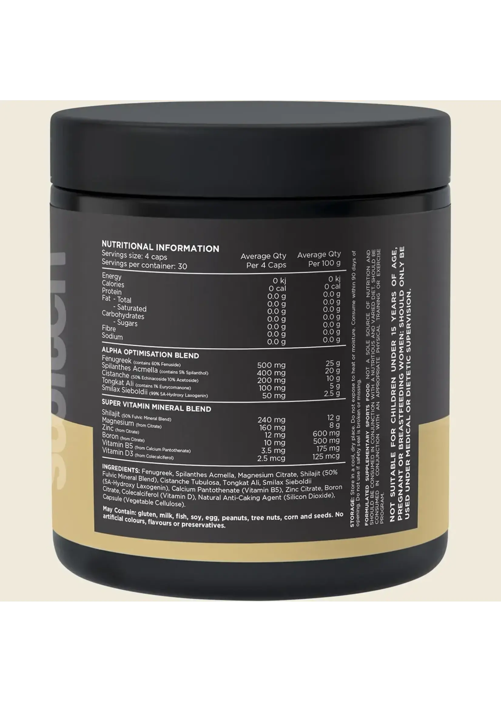 Switch Nutrition Switch Nutrition Alpha Male Support Formula 120caps