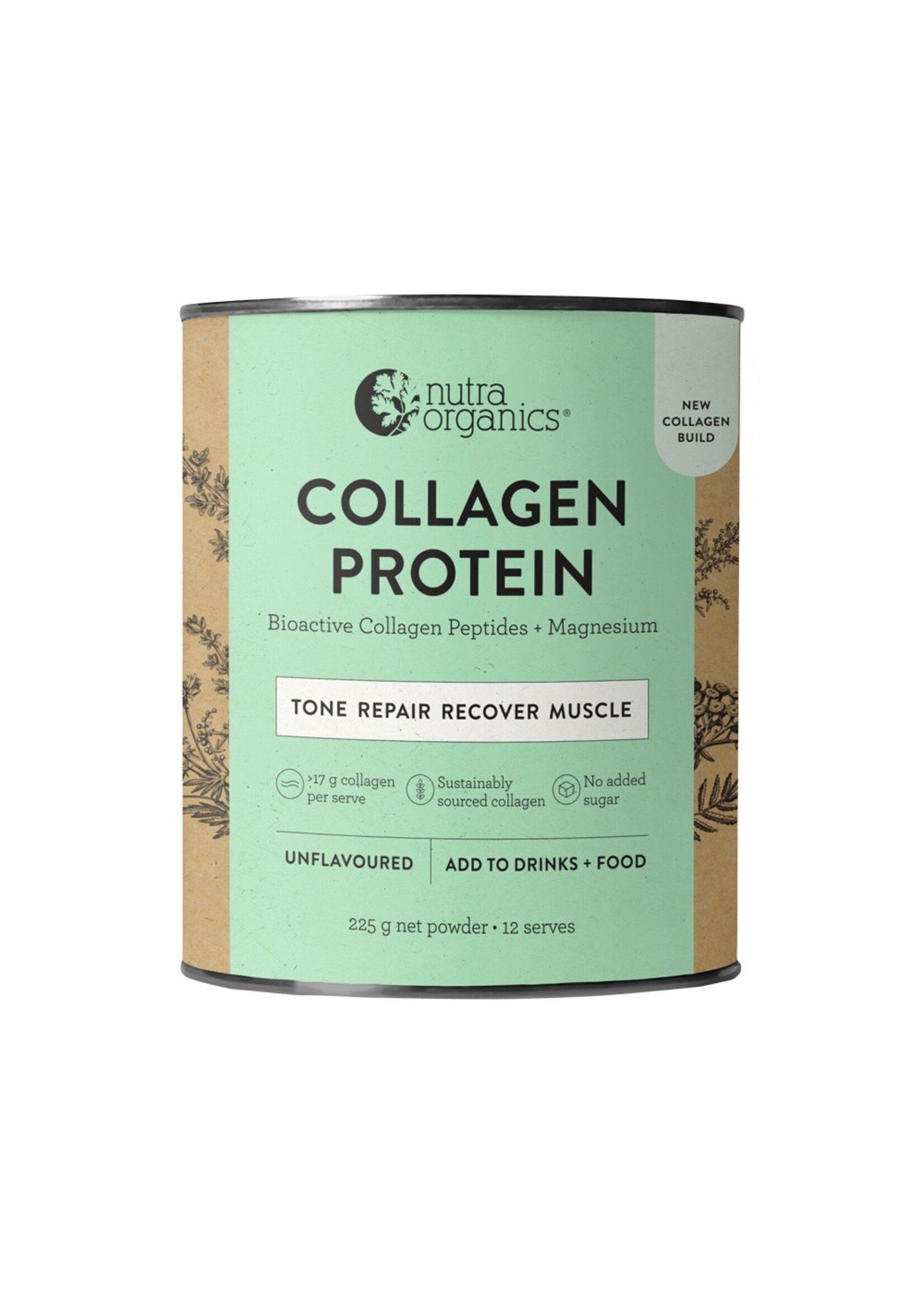 NutraOrganics Nutra Organics Collagen Body with Fortibone 450 gram Bone Strenghth Structure