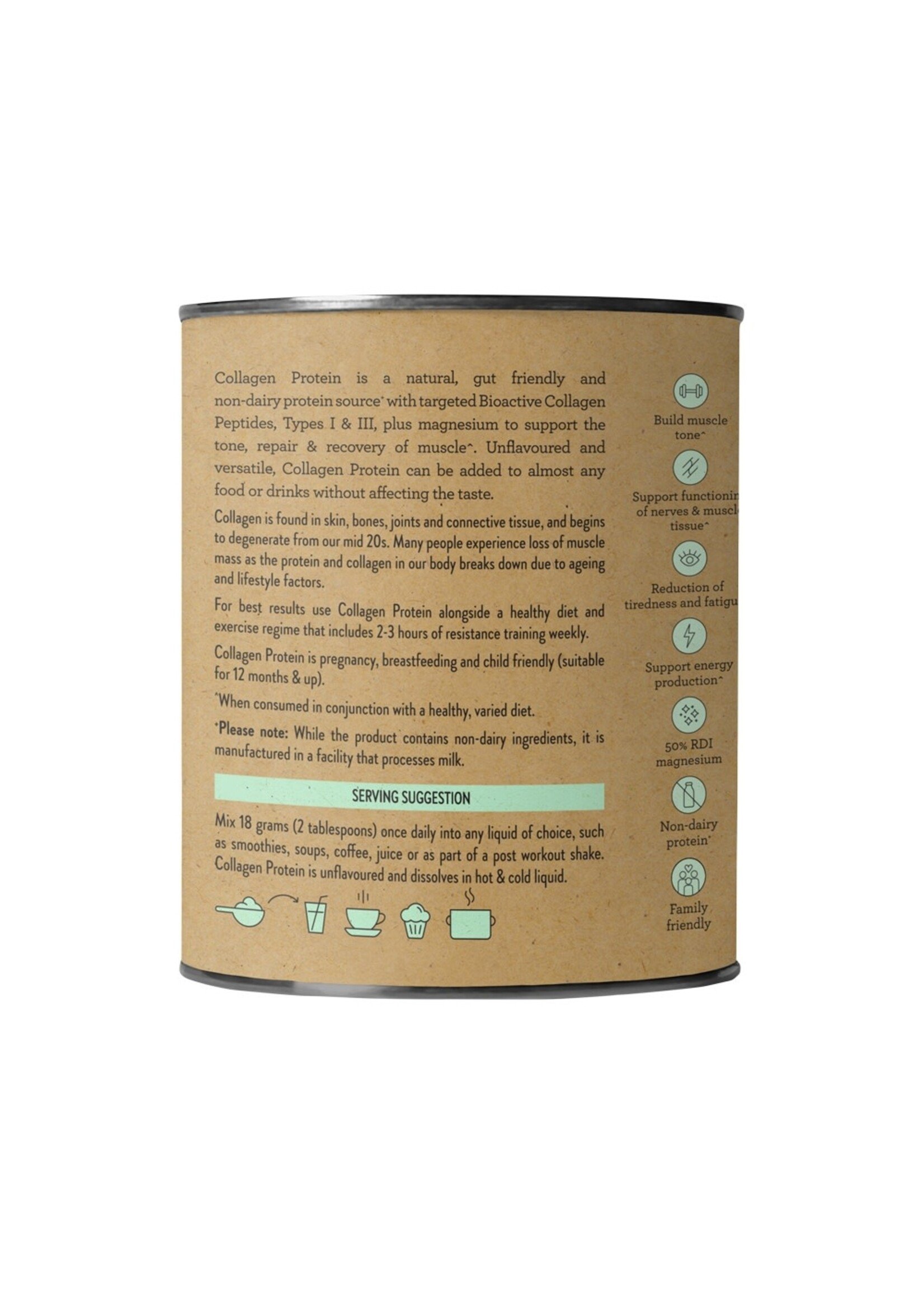 NutraOrganics Nutra Organics Collagen Body with Fortibone 450 gram Bone Strenghth Structure