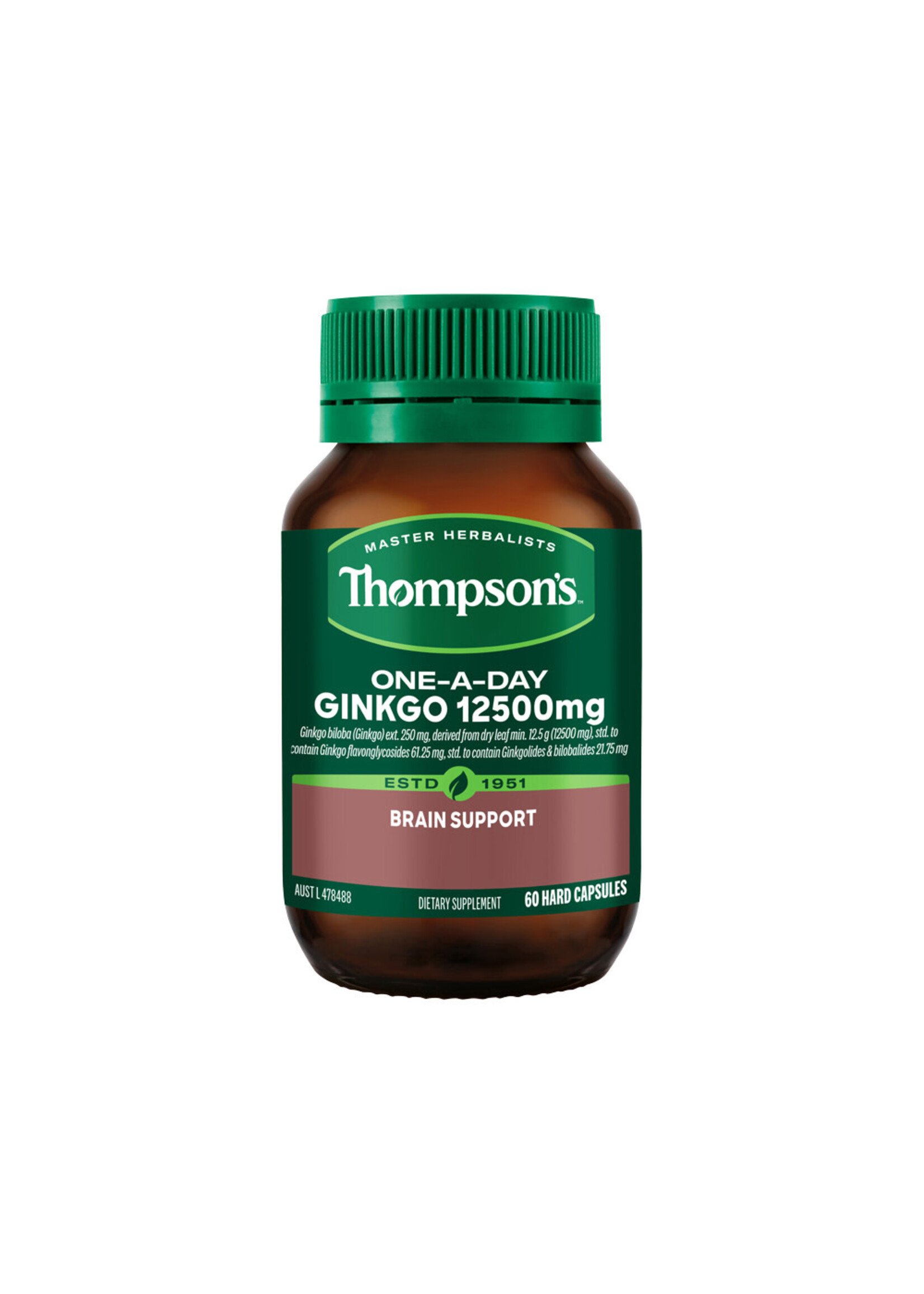Thompson's Thompsons One a day Ginkgo 6000 60 caps