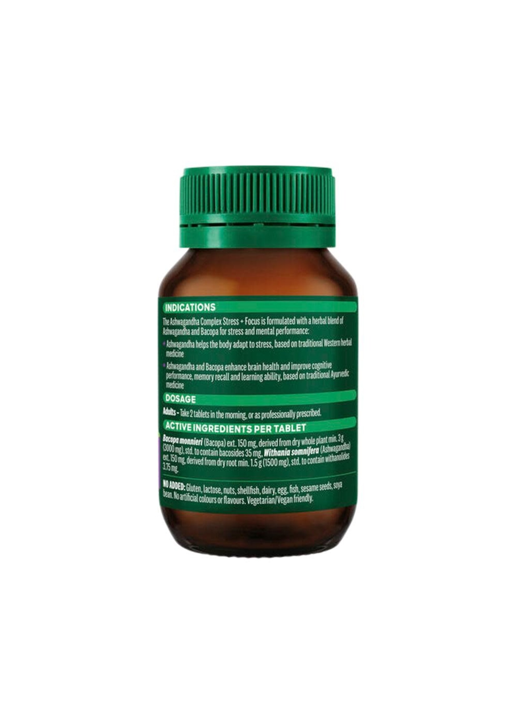 Thompson's Thompsons Ashwagandha Complex Stress + Focus 60T