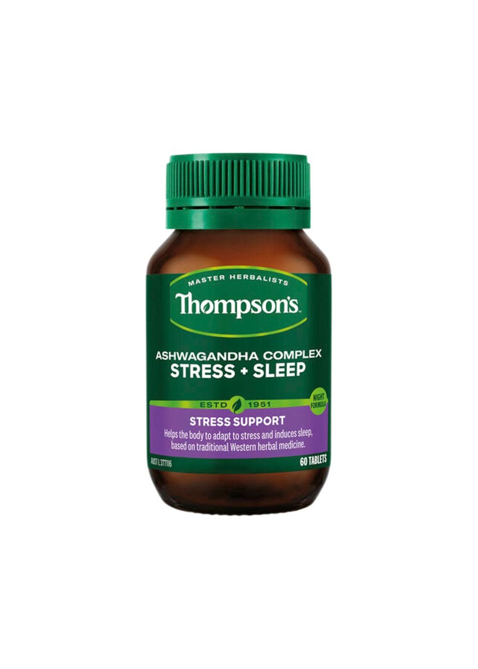 Thompson's Thompsons Ashwagandha Complex Stress + Sleep 60T
