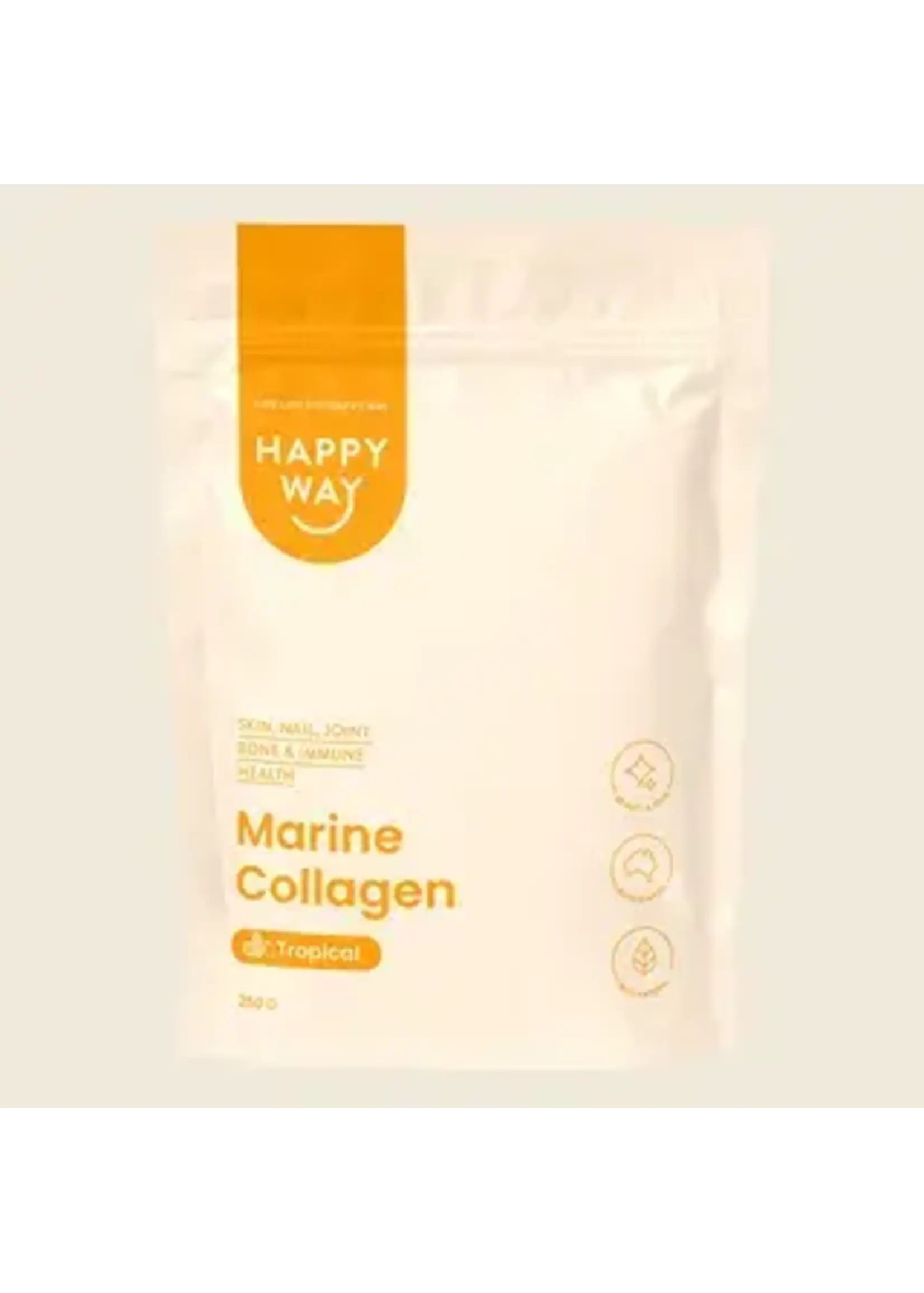 Happy Way Happy Way Marine Collagen Powder Tropical 250g