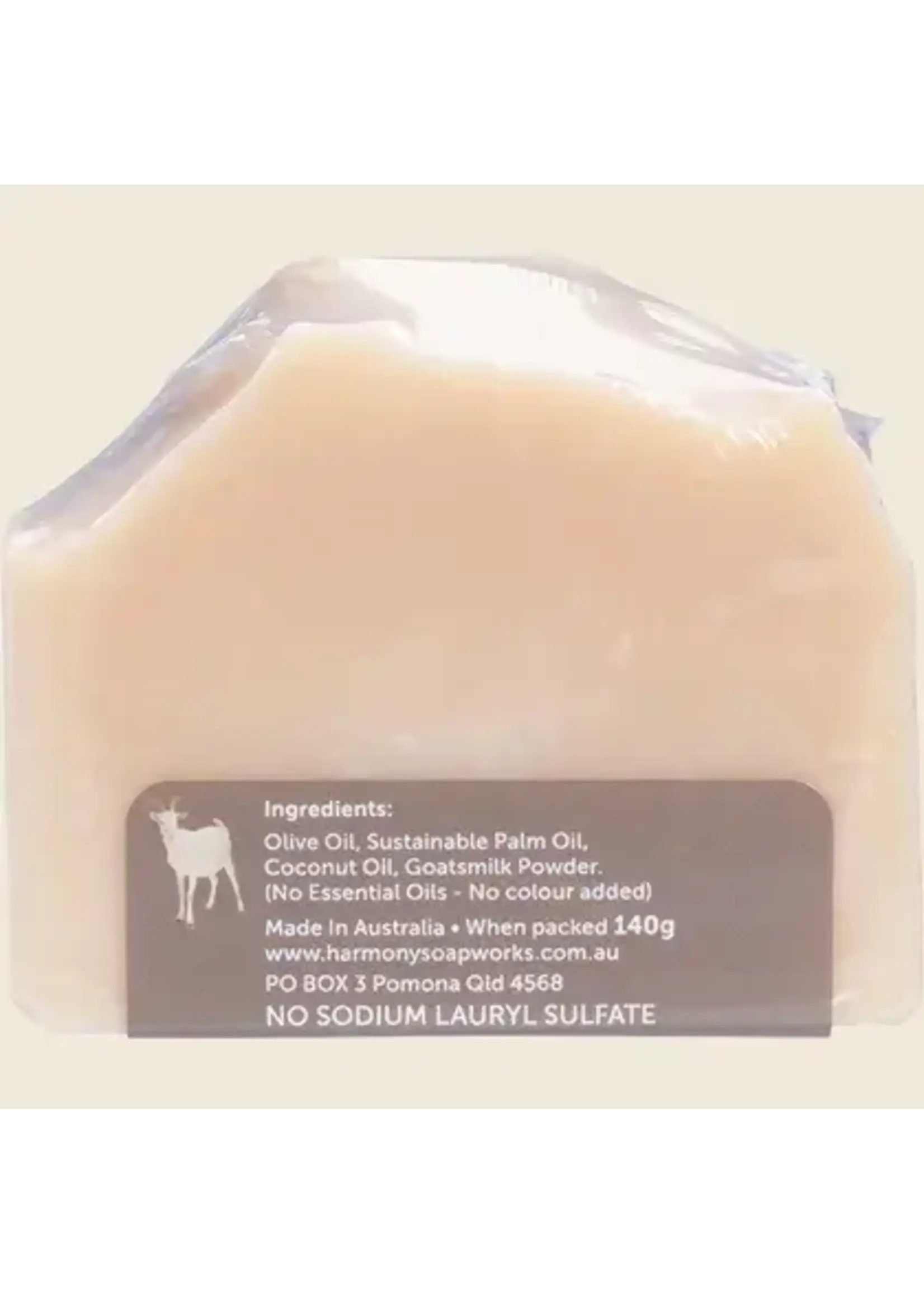 HARMONY SOAPWORKS Harmony Soapworks Goat's Milk Soap Unscented 140 grams