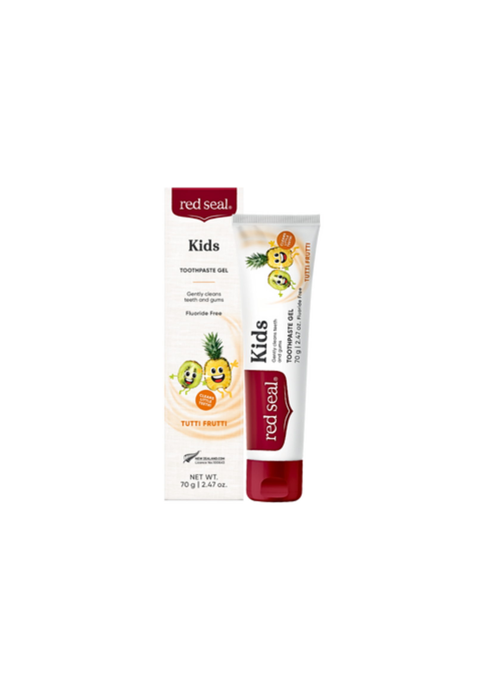Red Seal Natural Health Products Red Seal Toothpaste Kids 75g Tutti Frutti SLS free