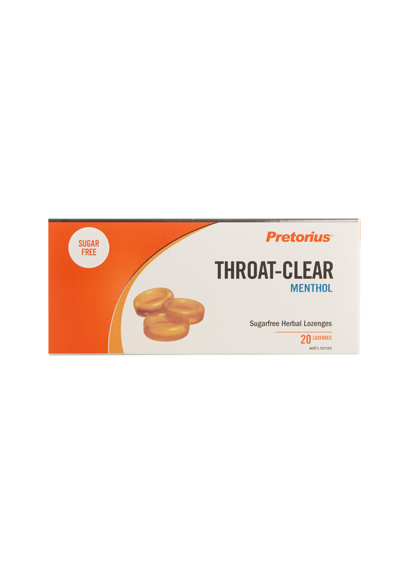 pretorius Pretorius Throat Clear Menthol 20 Lozenges