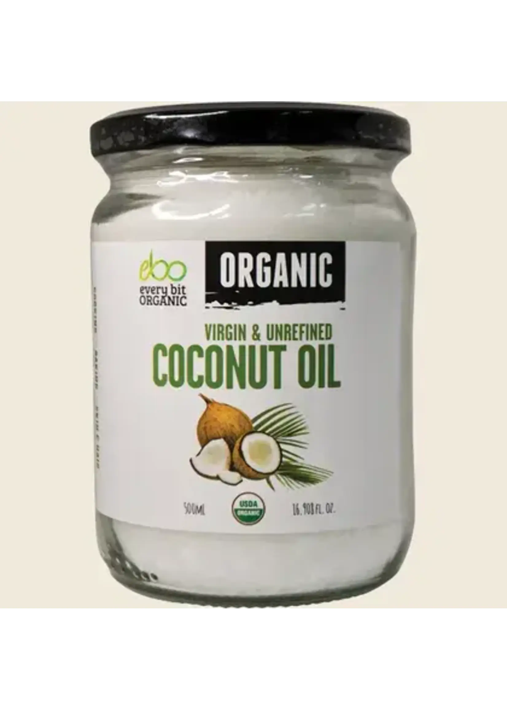 Every Bit  Organic Every Bit Organic Coconut Oil Virgin & Unrefined 500ml