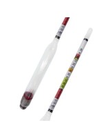 Pure distilling Alla Beer and Wine Hydrometer 3 Scale+Trial Jar & Instructions