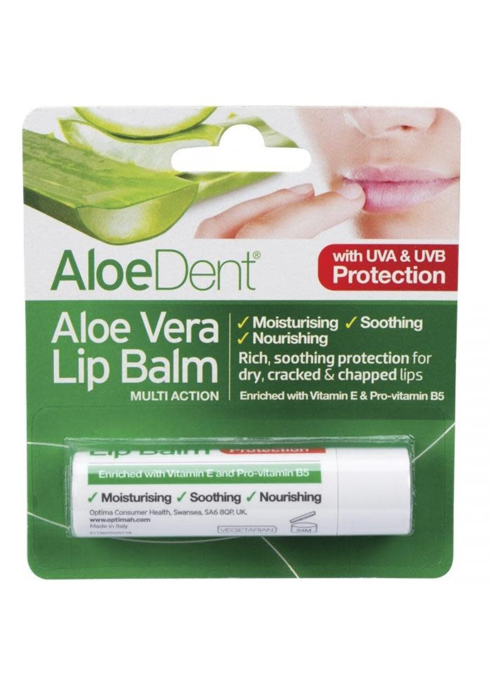 Aloe Dent Aloe Dent Aloe Vera Lip Balm  4g