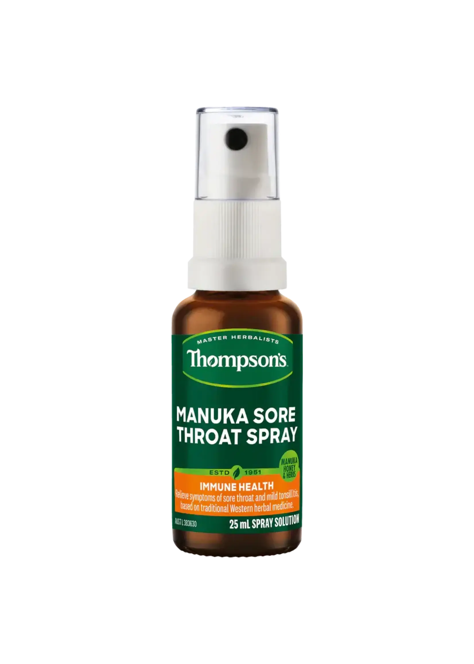Thompson's Thompsons Manuka Sore Throat Spray 25ml Oral Spray