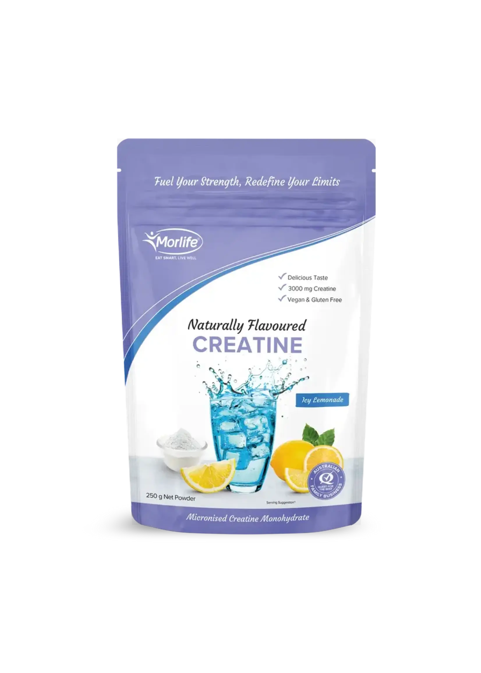 MORLIFE Morlife Creatine 250g Icy Lemonade