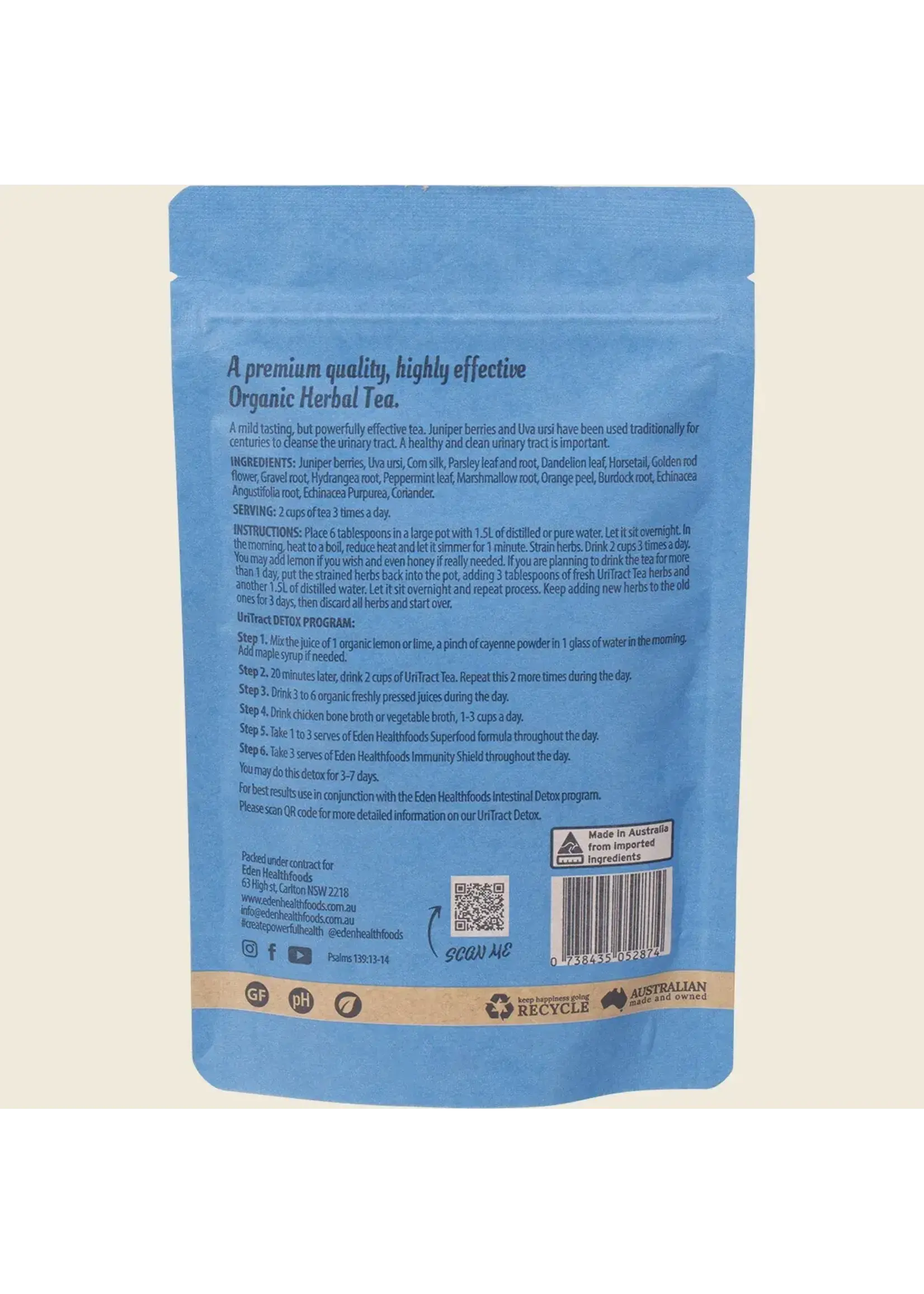 eden Healthfoods Eden Healthfoods UriTract Tea 60g