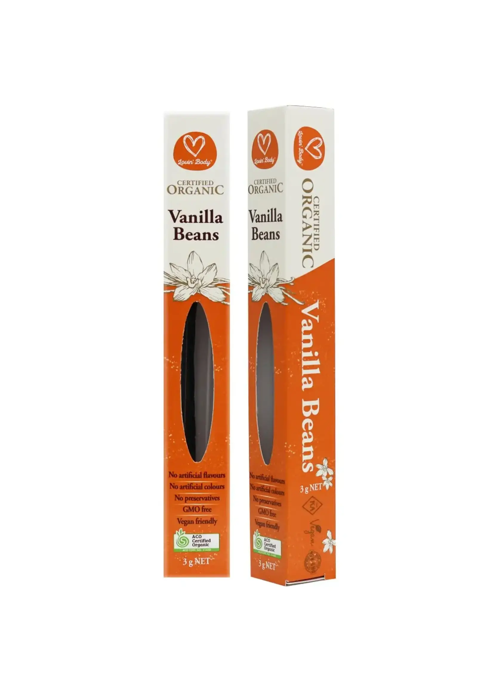 lovin body Lovin Body Organic Vanilla Beans 3g