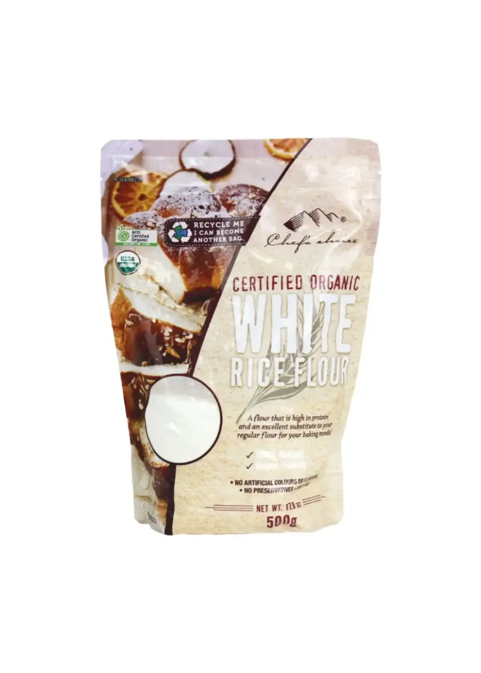 Chefs Choice Chefs Choice Organic White Rice Flour 500g