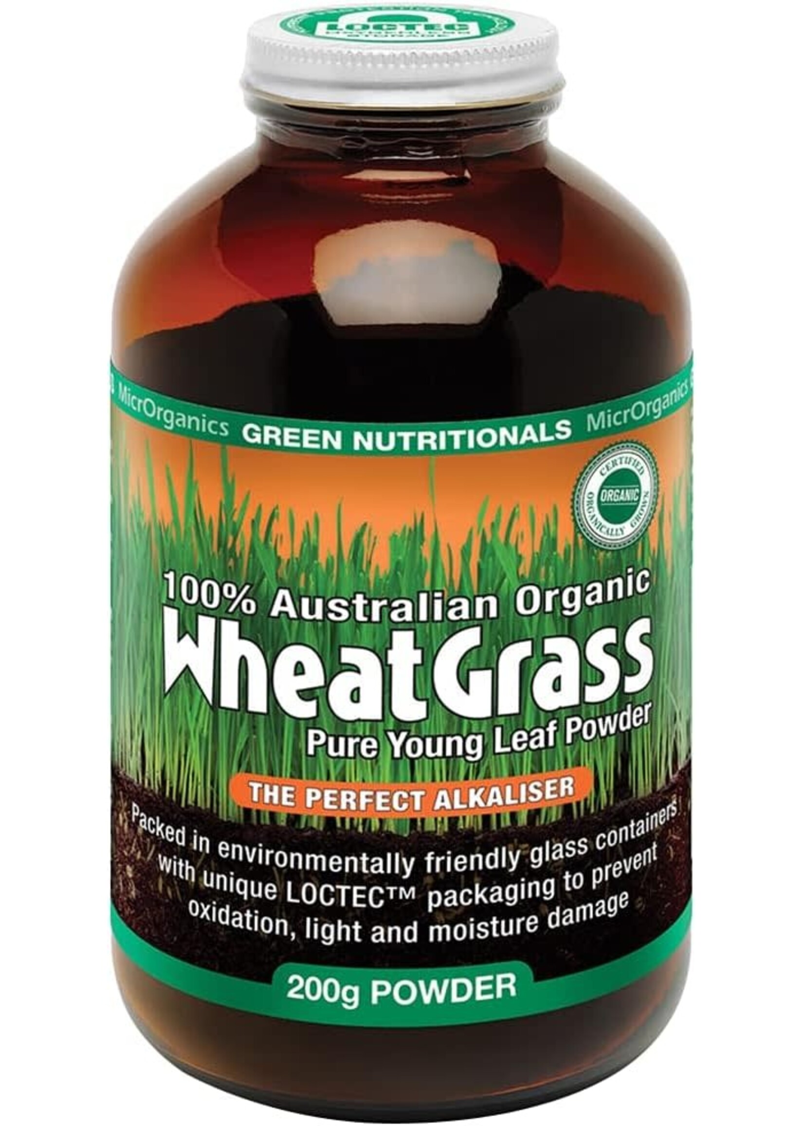 Green Nutritionals Green Nutritionals 100% Australian Organic Wheat Grass 200g