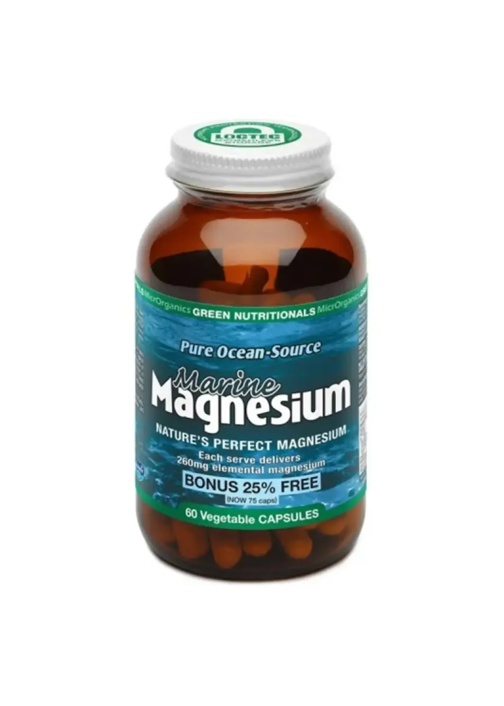 Green Nutritionals Green Nutritionals Marine Magnesium 60 vege caps