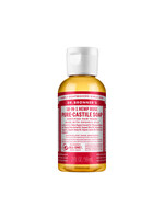 Dr Bronners Dr Bronners Organic Pure Castile Liquid Soap Rose 59ml (Red)