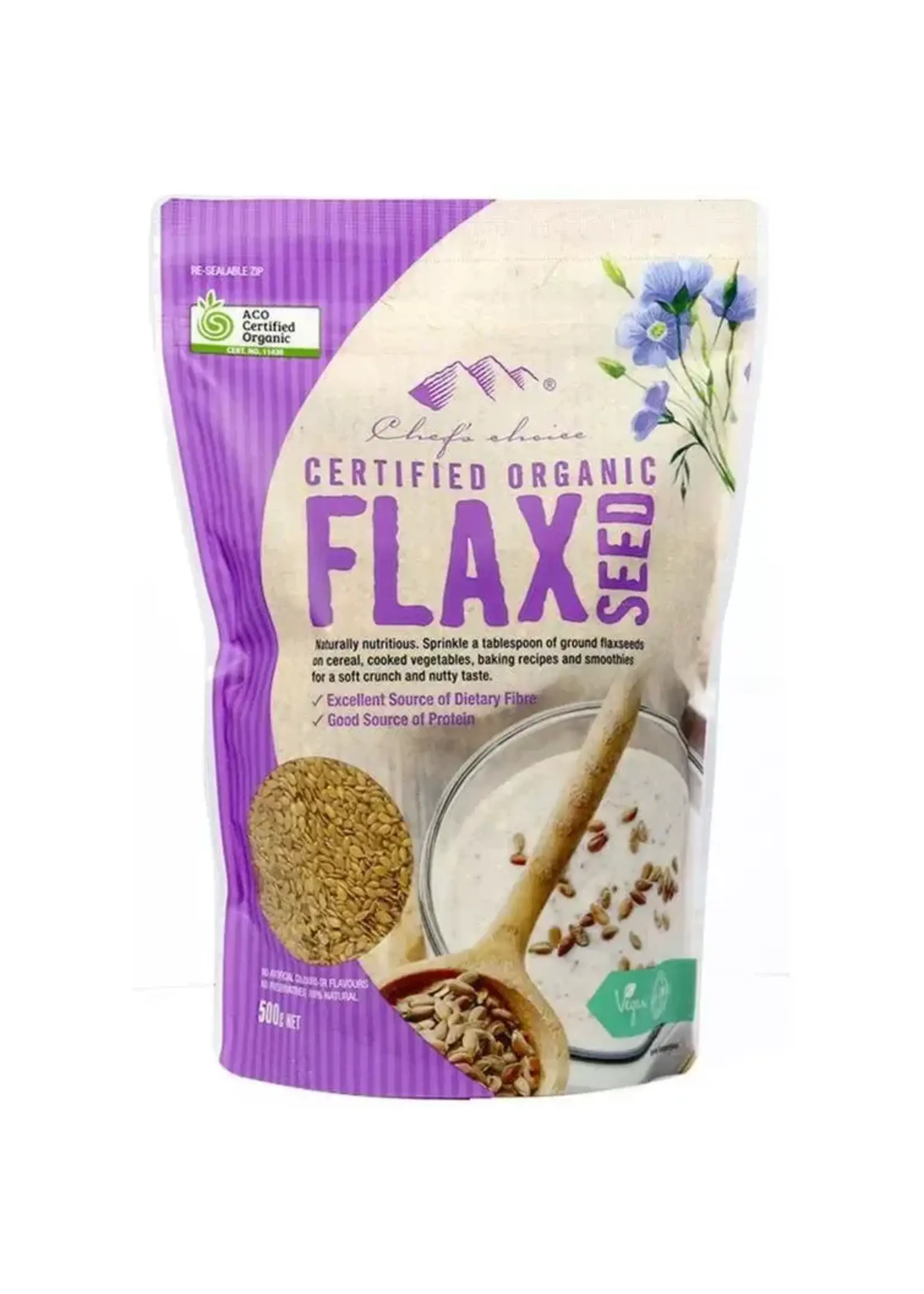 Chefs Choice Chefs Choice Organic Flaxseed 500g