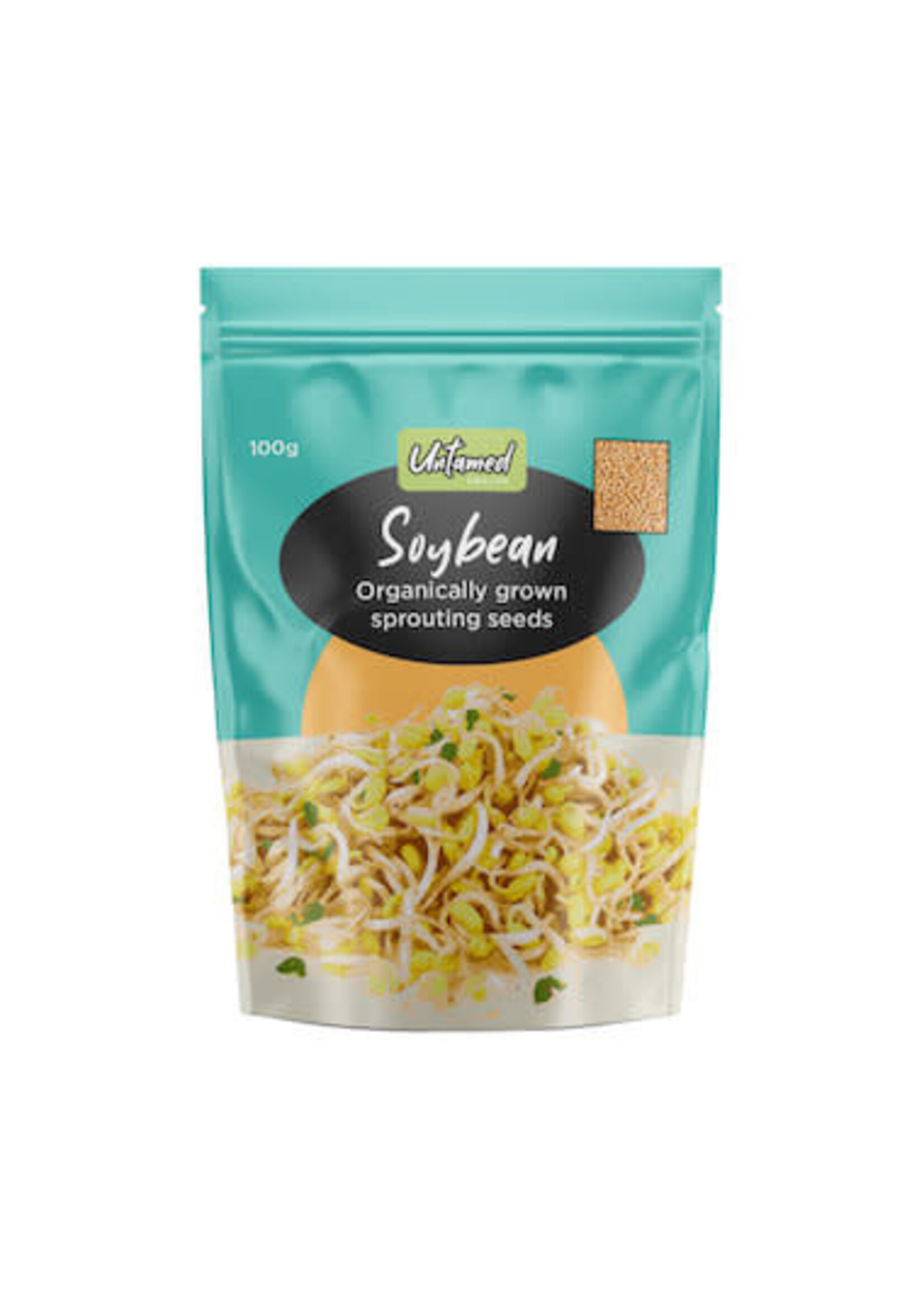 untamed earth Untamed Health Sprouting Seeds 100g Soybean