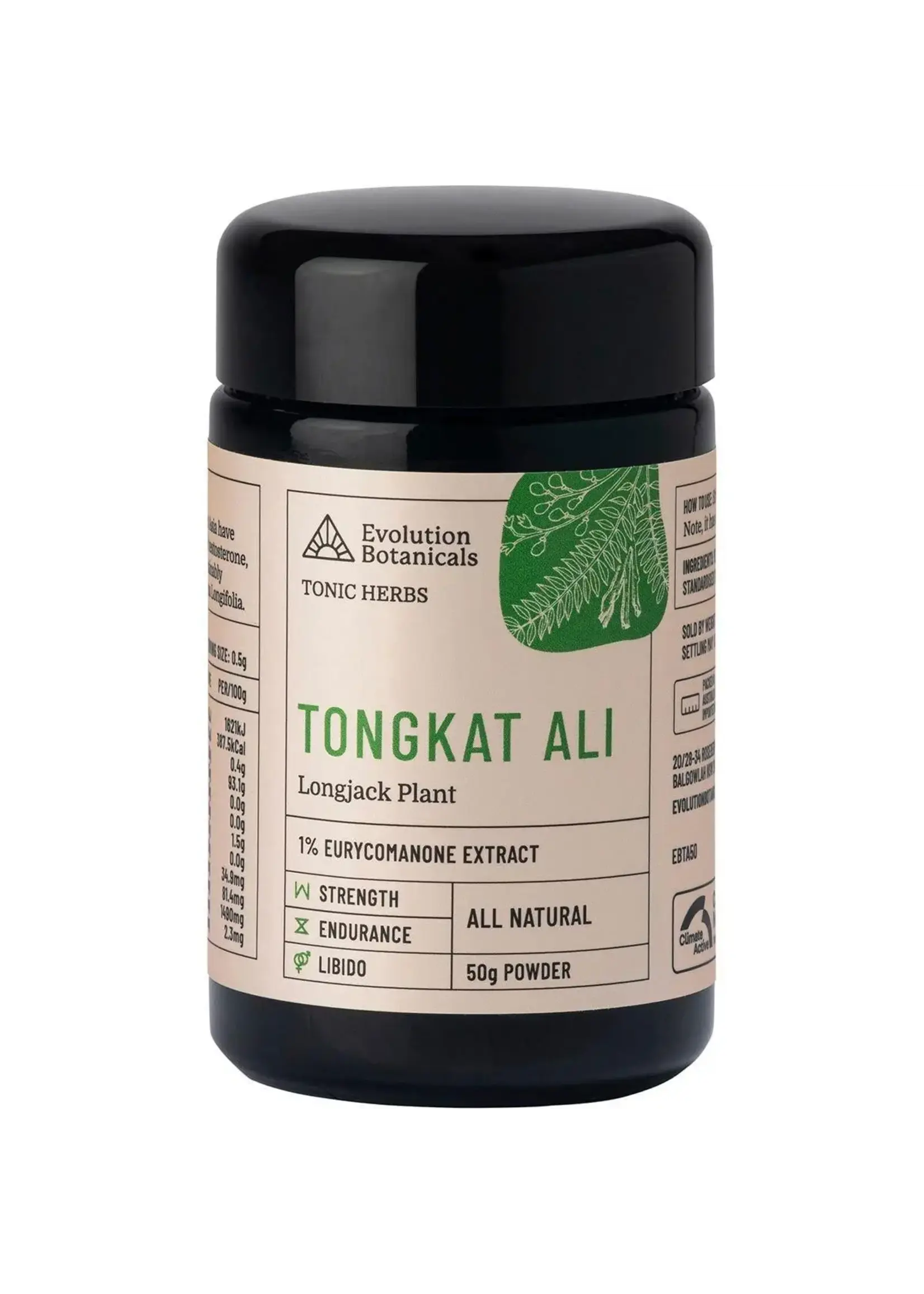 Evolution Botanicals Evolution Botanicals Tongkat Ali Longjack Plant 50g