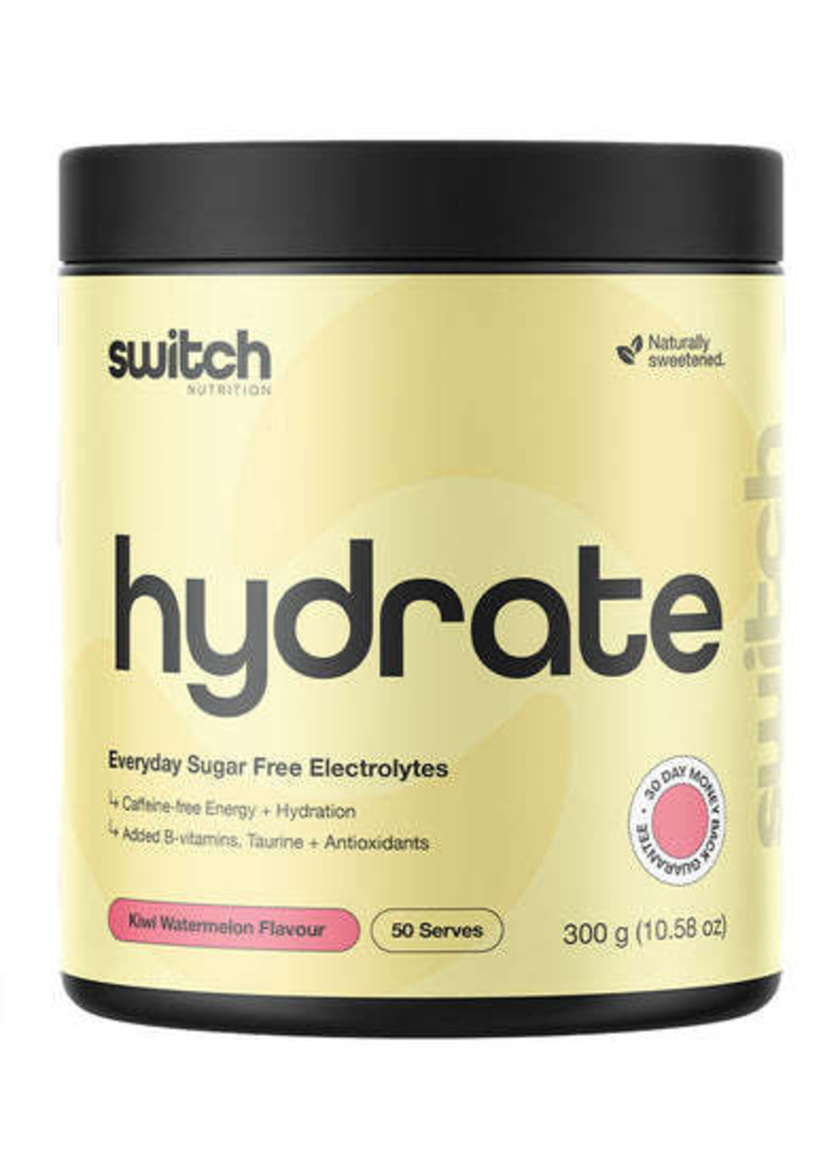 Switch Nutrition Switch Nutrition Hydrate Electrolytes No sugar 300gm Kiwi Watermelon