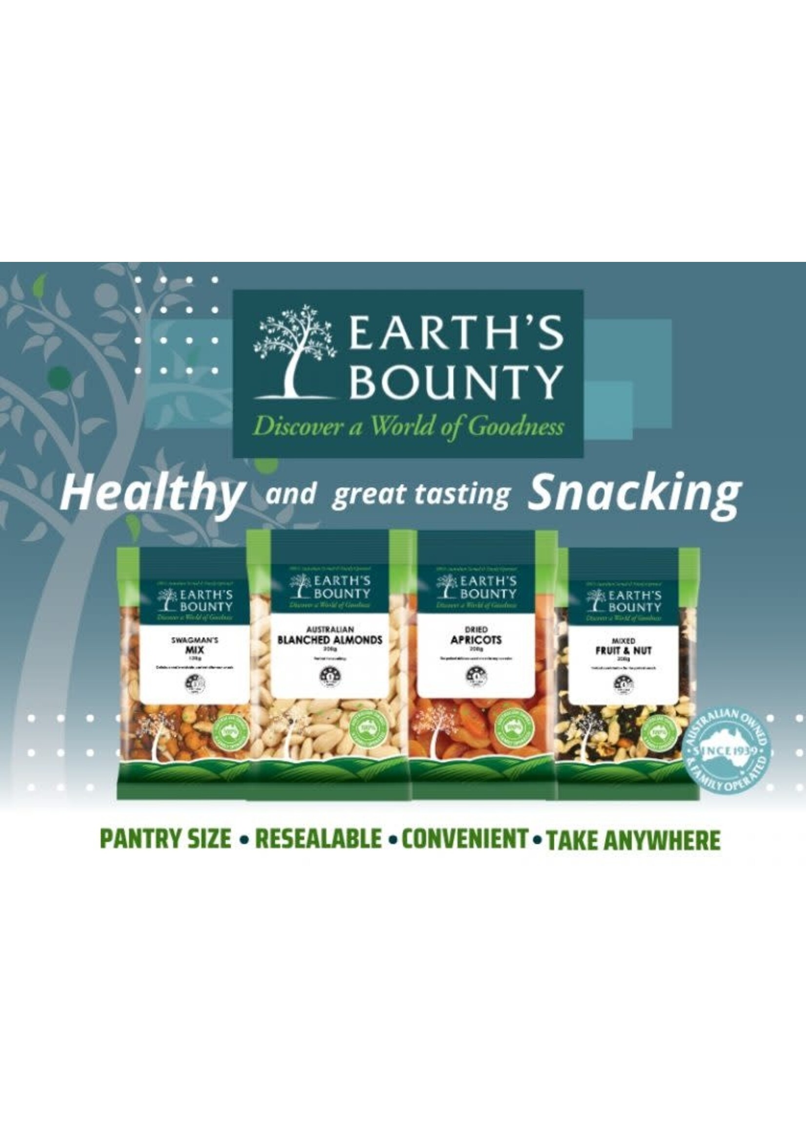 Earths Bounty Earths Bounty Cashews Roasted & Salted 100g