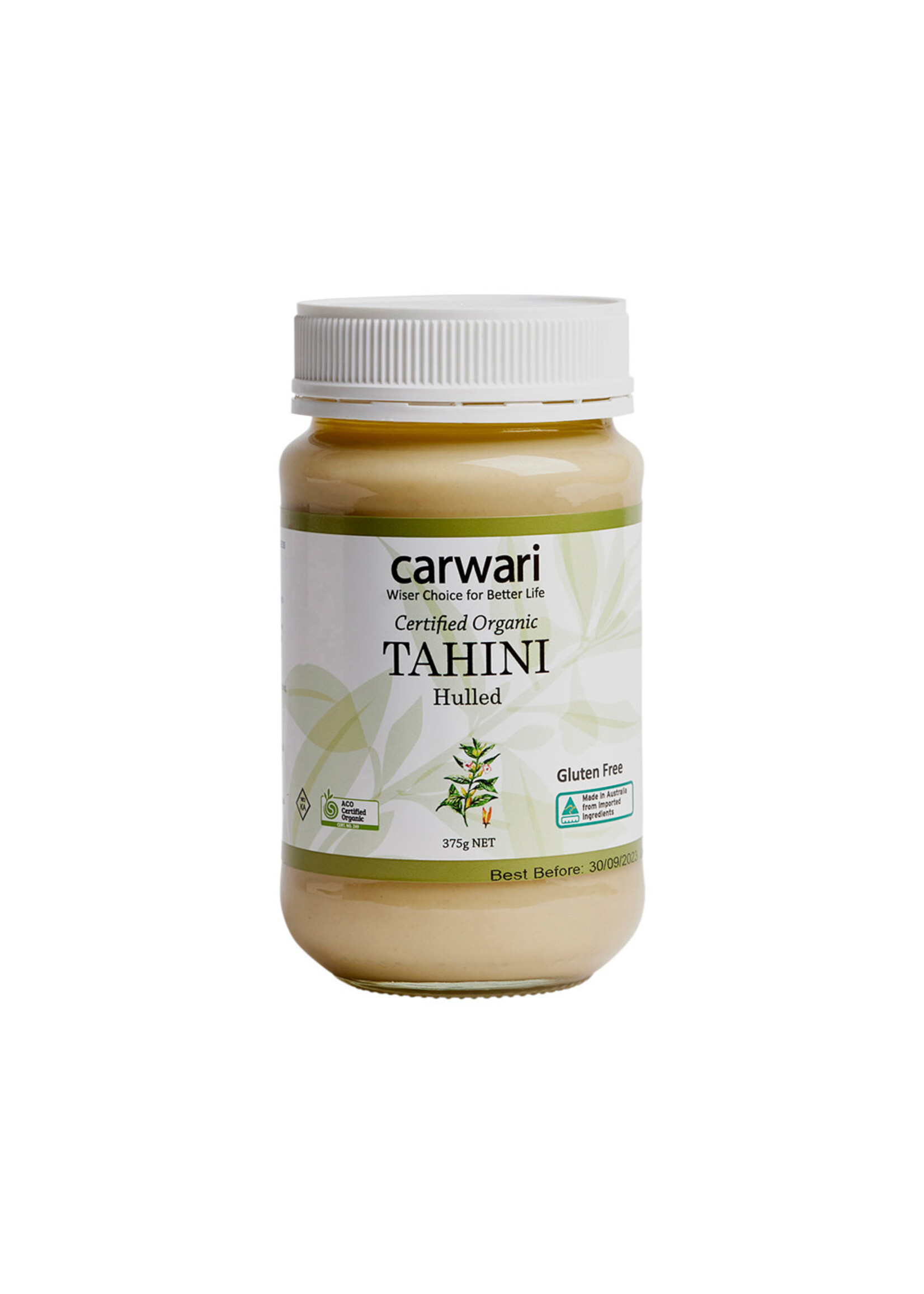CARWARI Carwari Organic Tahini Hulled 375gm
