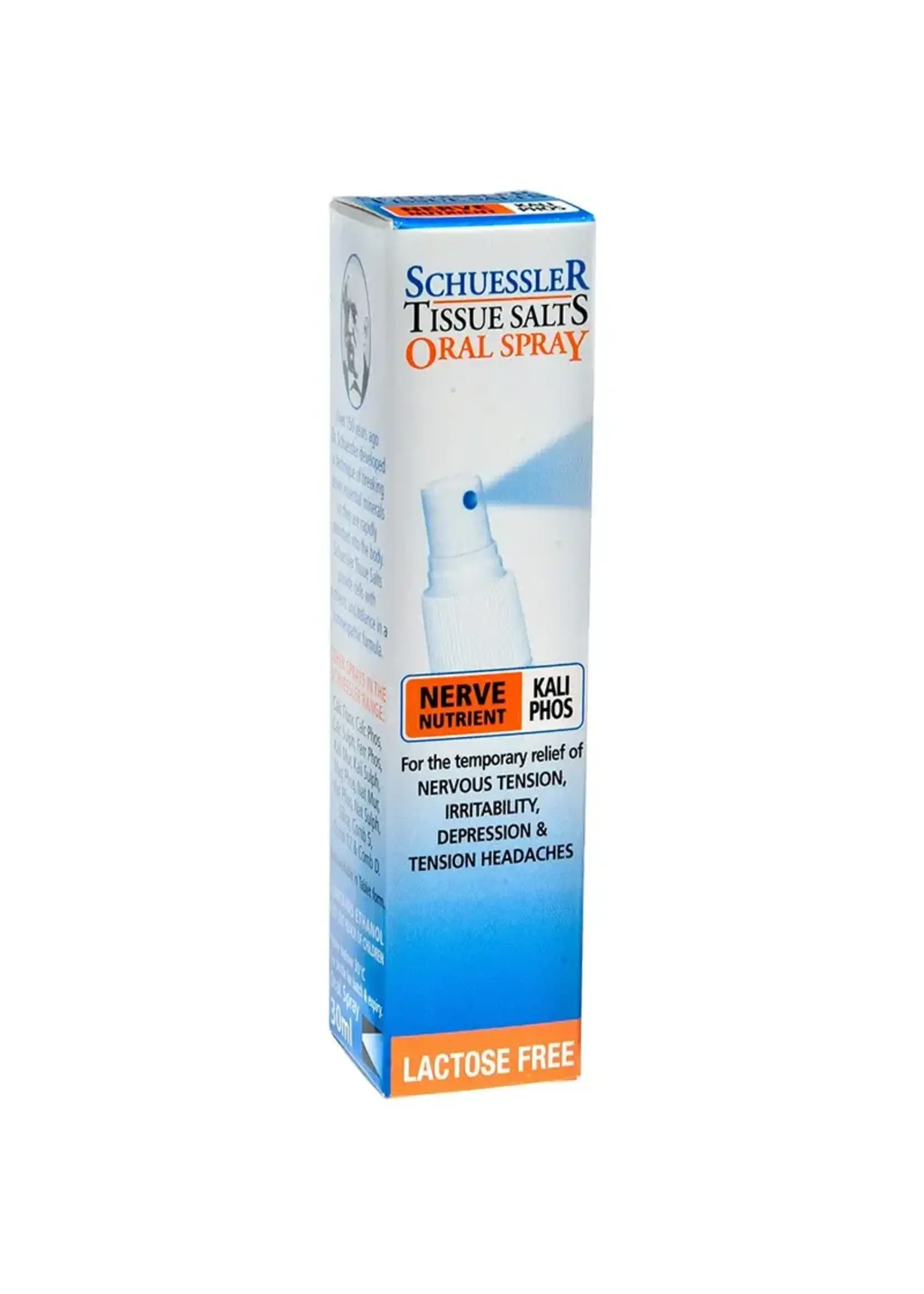 Schuessler Schuessler Tissue Salts Kali Phos Nerve Nutrient 30ml Oral Spray