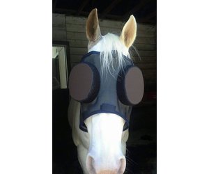 Videnskab accent Privilegium Guardian Horsemask with Removable Eye Covers - Happy Horse Tack Shop
