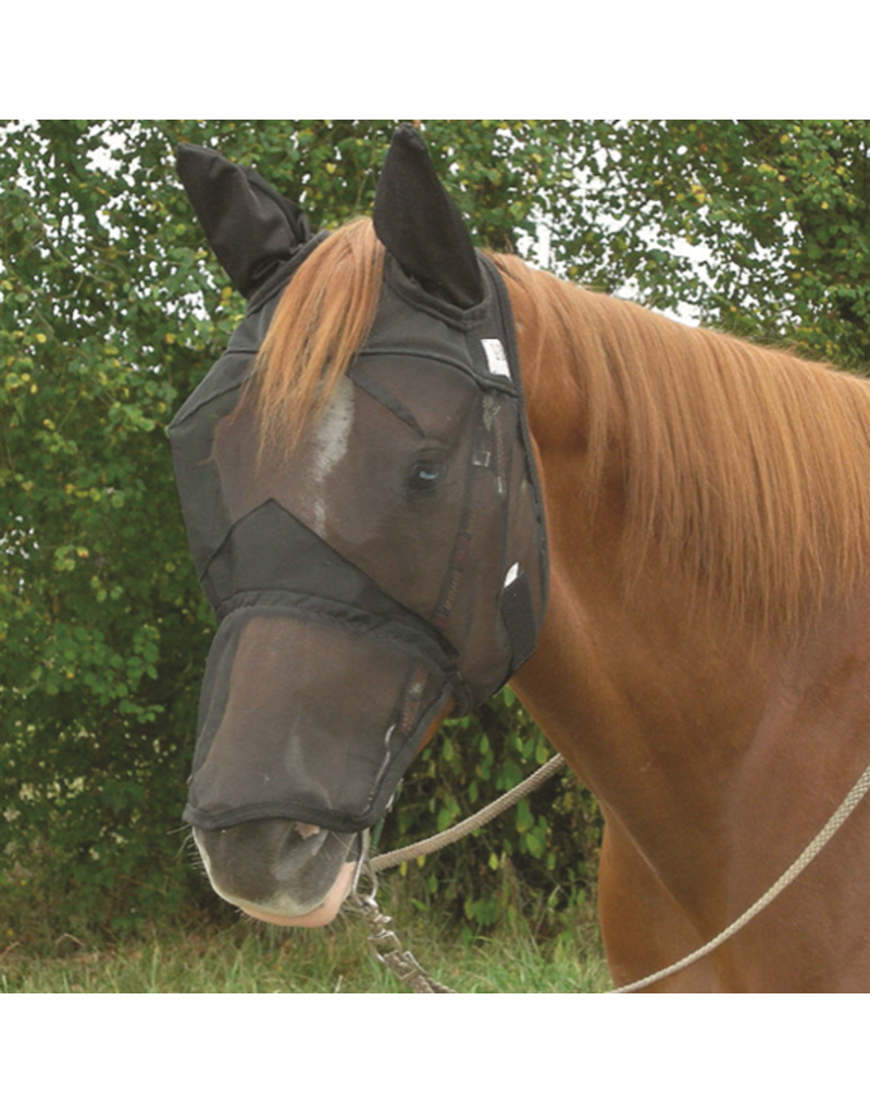 Cashel Quiet Ride Fly Mask Long Nose with Ears