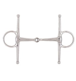 Korsteel Jointed Full Cheek Snaffle Bit 5.25"