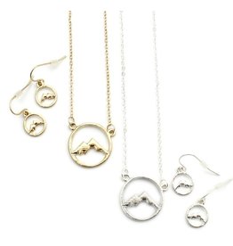 Wyo-Horse Silver Mountain Circle Necklace