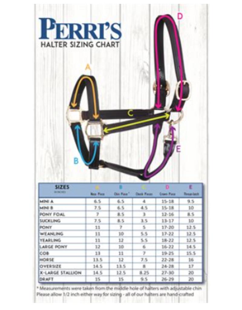 Perris 1" Turnout Halter