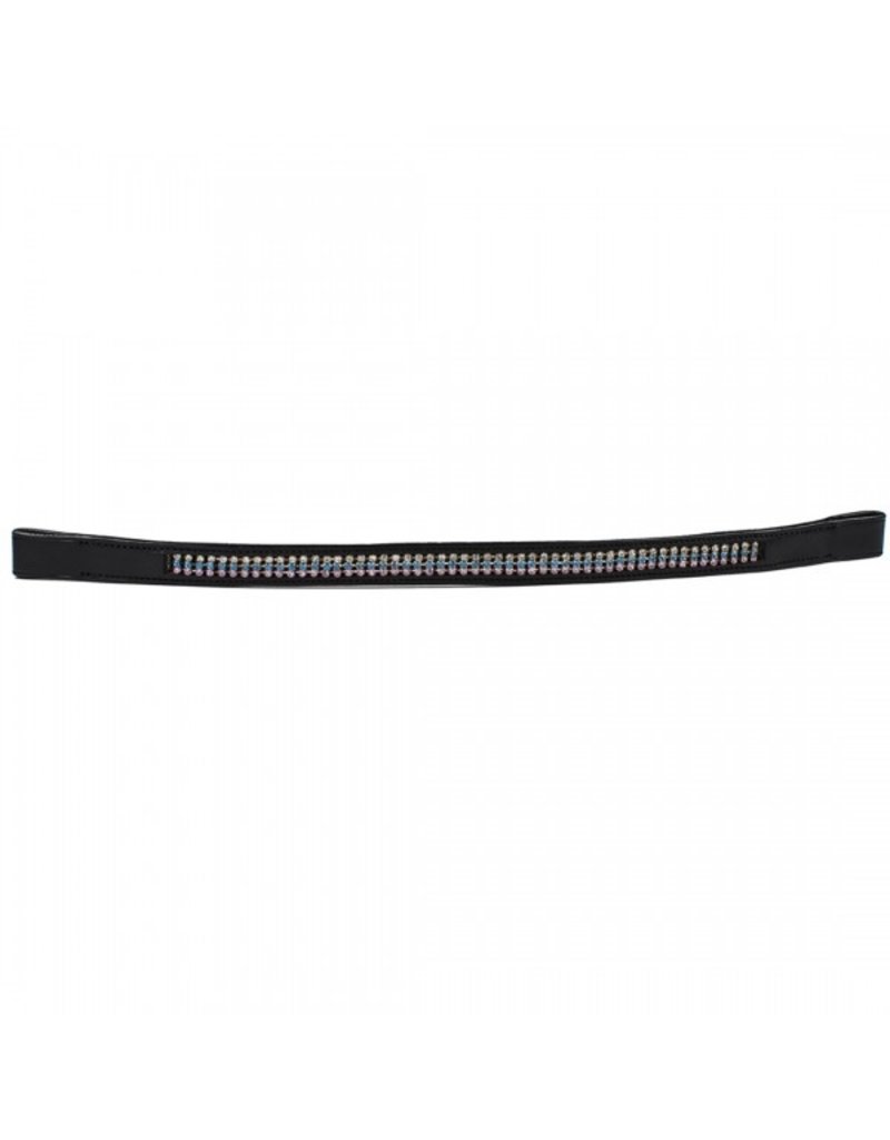 HK Americana Triple Row Crystal Browband