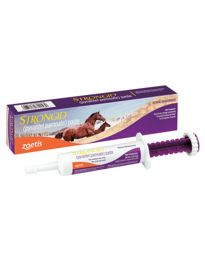 Strongid Paste Horse Dewormer Pyrantel Pamoate Happy Horse Tack Shop