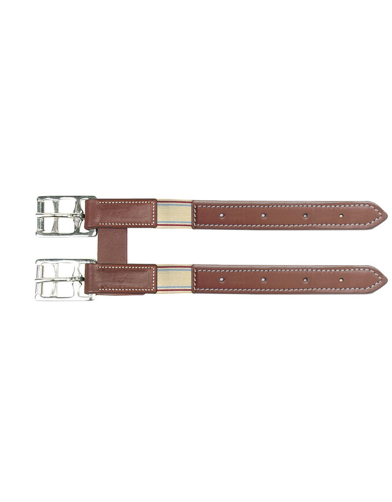 Camelot Girth Extender with Elastic Brown