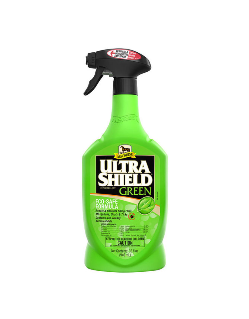 Absorbine UltraShield Green Natural Fly Repellent Spray 32oz