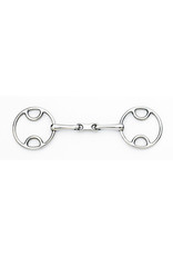 Centaur French Link Loop Ring Gag Bit 5.25"