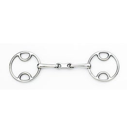 Centaur French Link Loop Ring Gag Bit 5.25"