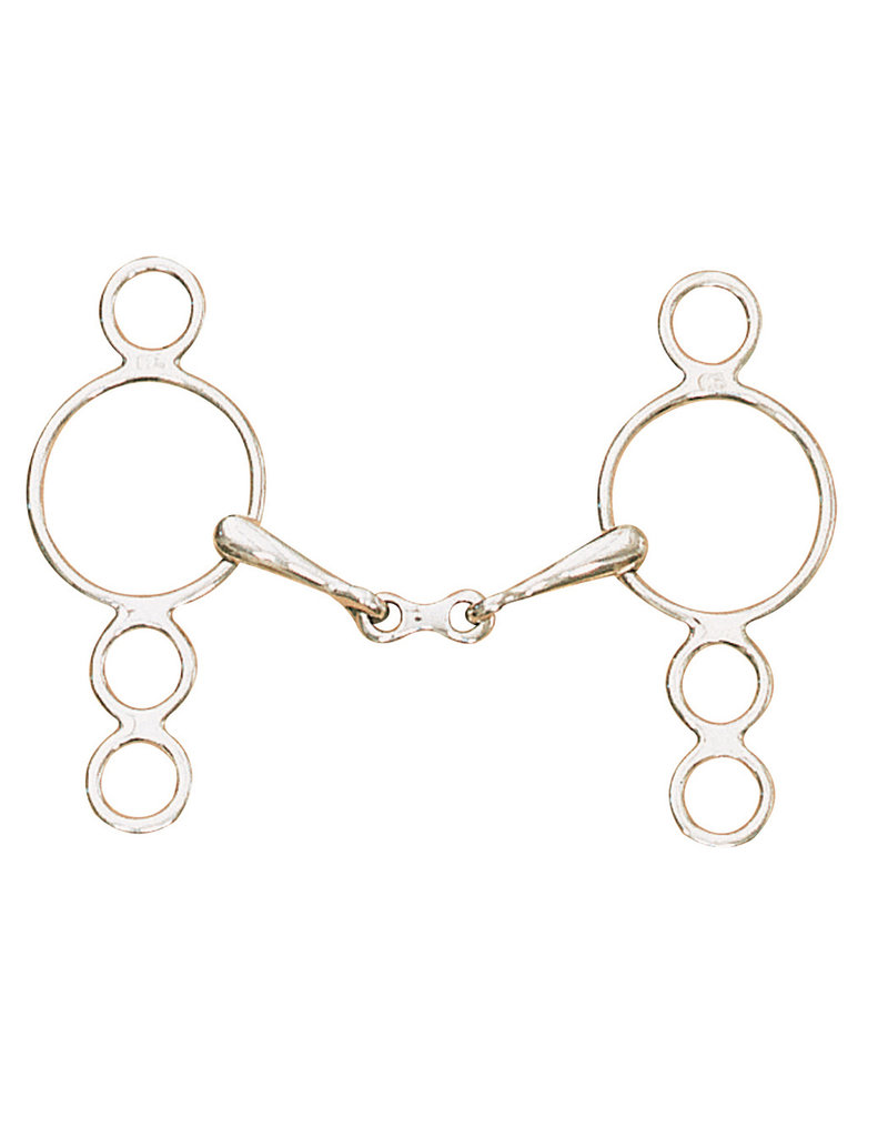 Centaur French Link 3 Ring Gag Bit