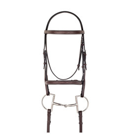 Camelot Gold Fancy Stitched Raised Padded Bridle