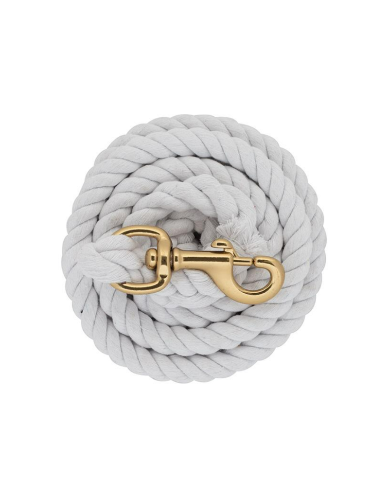 Weaver 8' Cotton Lead Rope with Brass Snap