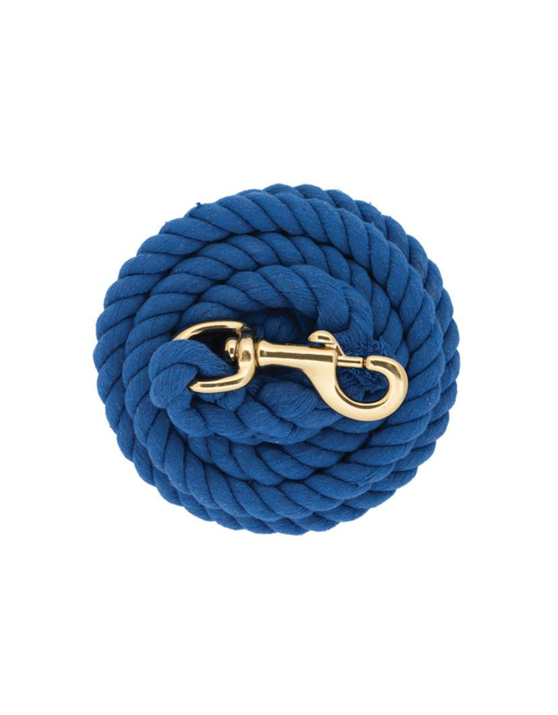 Weaver 8' Cotton Lead Rope with Brass Snap