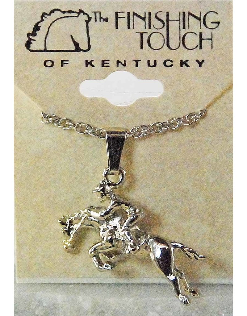 Finishing Touch Jumper Pendant Necklace Silver